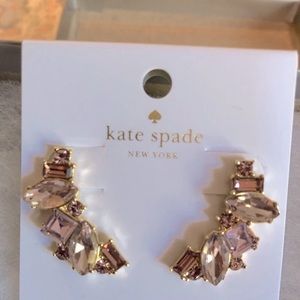 new/never used Kate Spade Lilacpetal earrings